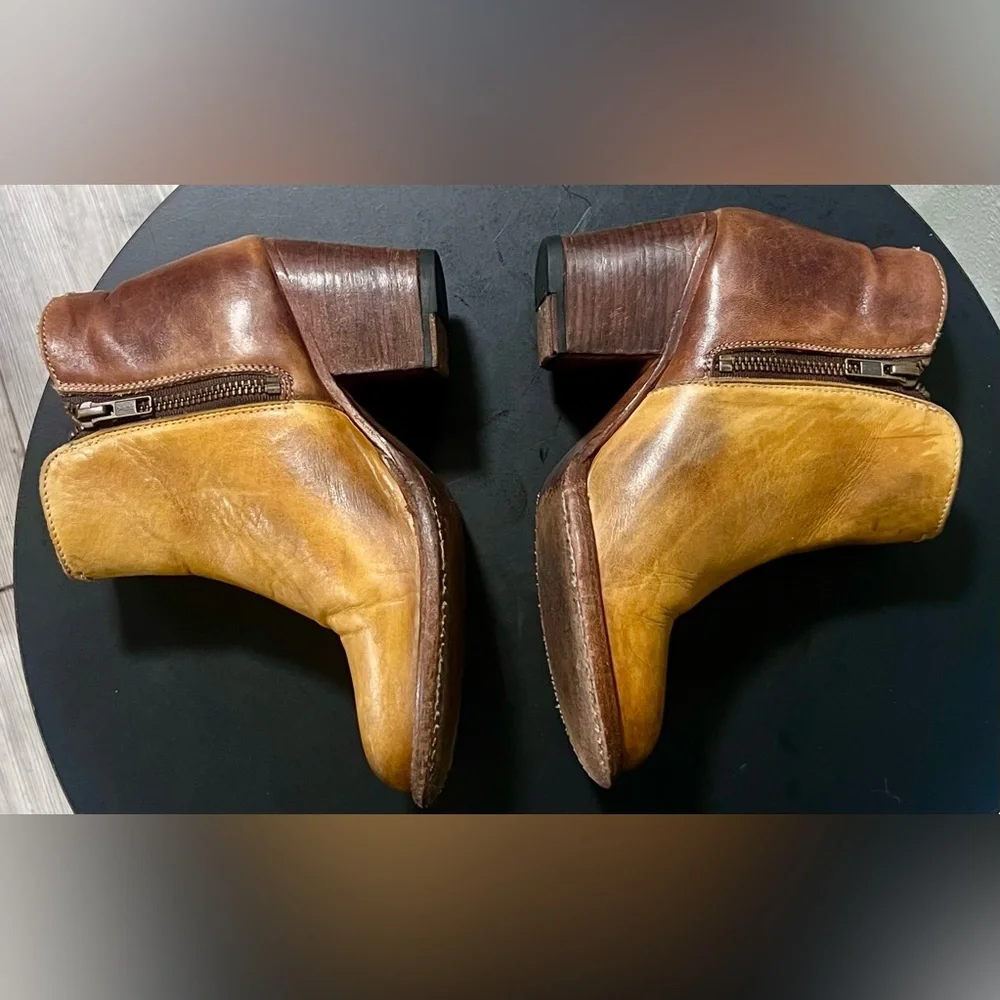 Bed|Stu Yell Hand Crafted Genuine Leather Boots Booties Trendy Winter Classic